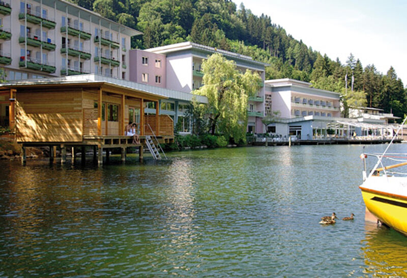 Der Aldiana-Club Landskron liegt direkt am Ossiacher See.