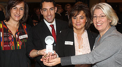 Das Spanische Fremdenverkehrsamt belegte 2010 den dritten Platz beim Globus Award  in der Kategorie „Bester Reisebüro-Service“