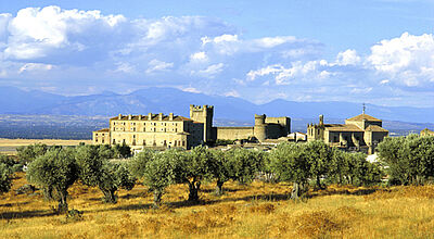Seit Jahren hat die staatliche spanische Hotelkette Paradores - hier das Haus in Oropesa in Zentralspanien - mit Buchungsrückgängen zu kämpfen