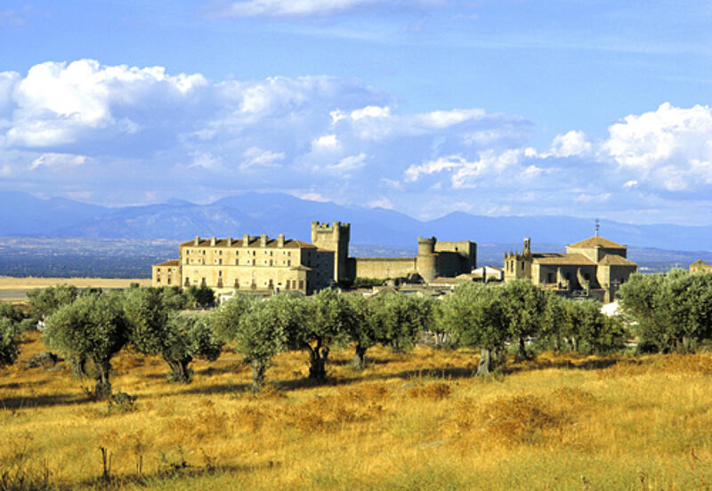 Seit Jahren hat die staatliche spanische Hotelkette Paradores - hier das Haus in Oropesa in Zentralspanien - mit Buchungsrückgängen zu kämpfen