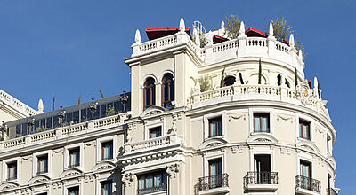 The Principal Madrid liegt an der Prachtstraße Gran Via
