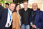 Heiko Amenda (Midoco), Nadine Reissig (LMX Touristik), Jörg Hauschild (Midoco) und Mario Krug (LMX Touristik)