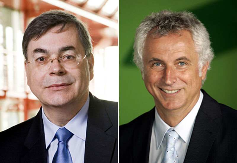 Kandidieren um das Amt des DRV-Präsidenten: Jürgen Büchy und Jürgen Marbach