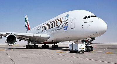 Alles andere als ein Auslaufmodell bei Emirates: der Mega-Jet A380. Foto: RHL Images / Wikimedia