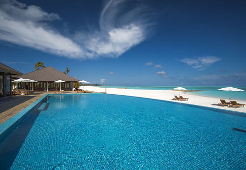 Einer der Pools im Atmosphere Kanifushi