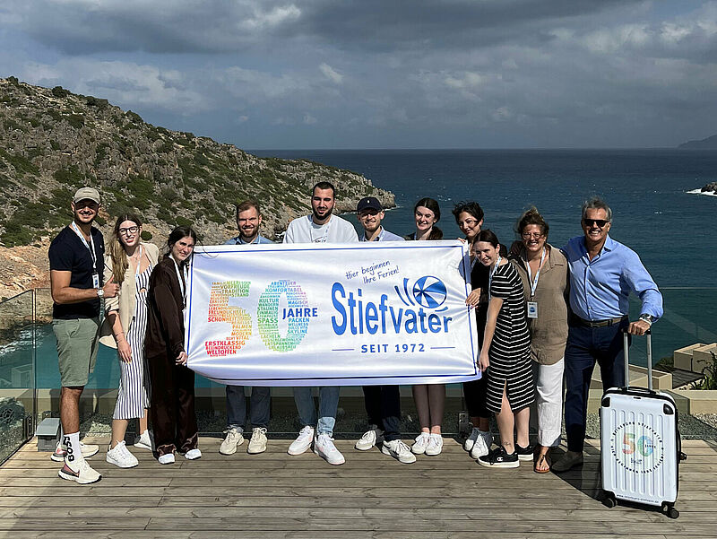 Das Team des Reisebüro Stiefvater auf Kreta. Foto: Reisebüro Stiefvater