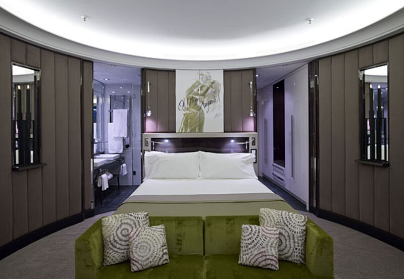 Die Zimmer im Sofitel Frankfurt Opera sind mindestens 34 Quadratmeter groß Die Zimmer im Sofitel Frankfurt Opera sind mindestens 34 Quadratmeter groß