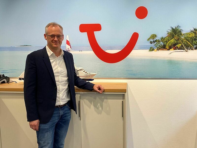 Seit Jahren im Top-Managment von TUI und seit Oktober 2021 Chef von TUI Deutschland: Stefan Baumert. Foto: mg