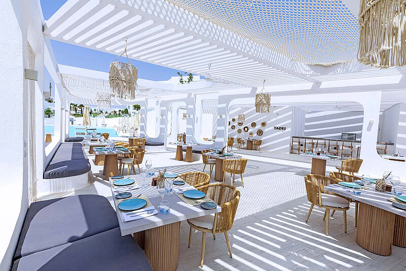 Griechisches Restaurant im Meraki Resort Sharm El Sheikh. Foto: Sunrise Resorts & Cruises 