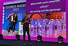Stolz auf den dritten Platz beim Globus Award 2022 von touristik aktuell: Bentour-Vertriebschef Christian Hauk nutzte die Gunst der Stunde und warb für die laufende Abstimmung