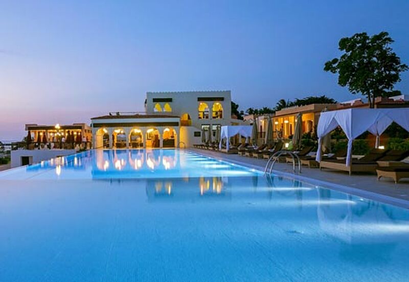 Das Hideaway of Nungwi Resort & Spa auf der Insel Sansibar hat 102 Zimmer mit Blick auf den Indischen Ozean