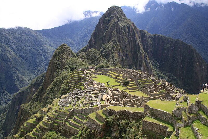 Im Ziel wartet der Blick auf Machu Picchu