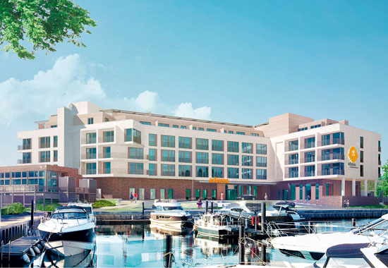 Das Vier-Sterne-Hotel Arborea Marina Resort eröffnet im Frühjahr 2018 an der Ostsee
