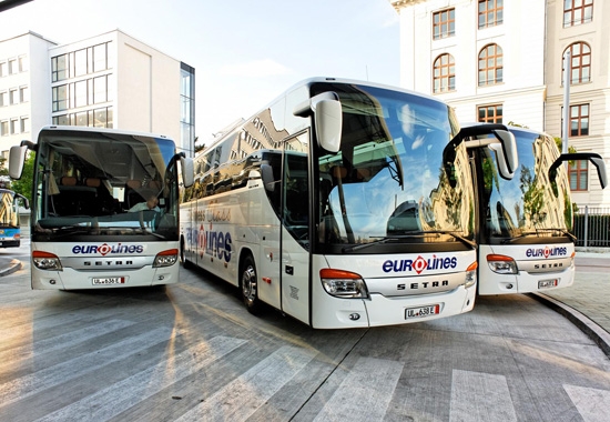 Auf den meisten Strecken sollen die Eurolines-Busse vorerst weiterfahren