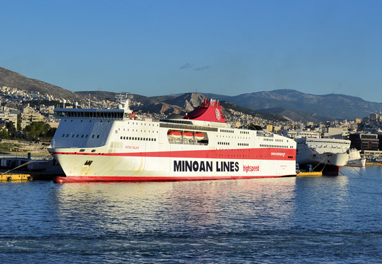 Minoan Lines verbindet Piräus mit Heraklion auf Kreta