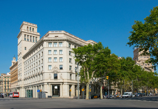 Im Turm des Iberostar Paseo de Gracia in Barcelona ist die zweistöckige Tower Suite untergebracht