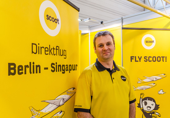 Die erste deutsche Scoot-Strecke kommt gut an, sagt Sales-Chef Trevor Spinks