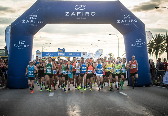 Zafiro ist Titelsponsor des „Zafiro Palma Marathon“, der am 14. Oktober auf Mallorca stattfindet
