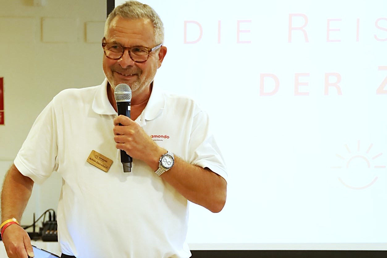 Achim Steinebach auf der jüngsten Jahrestagung von Amondo auf Mallorca