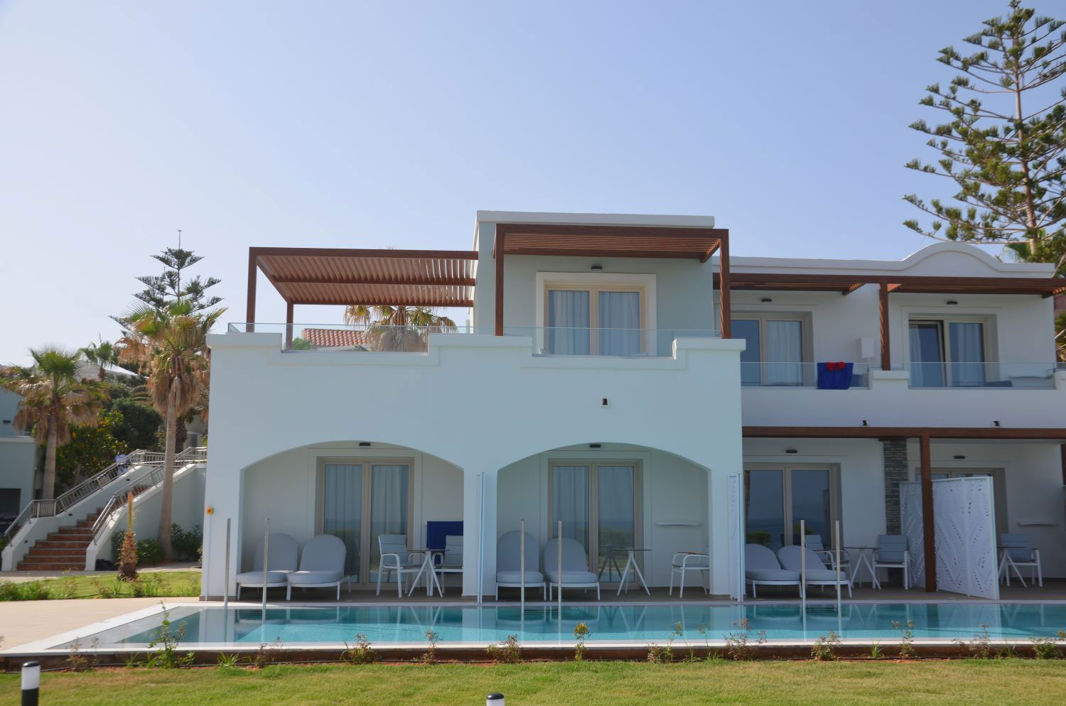 Diese Bungalows mit Sharing-Pool bieten unverbauten Meerblick