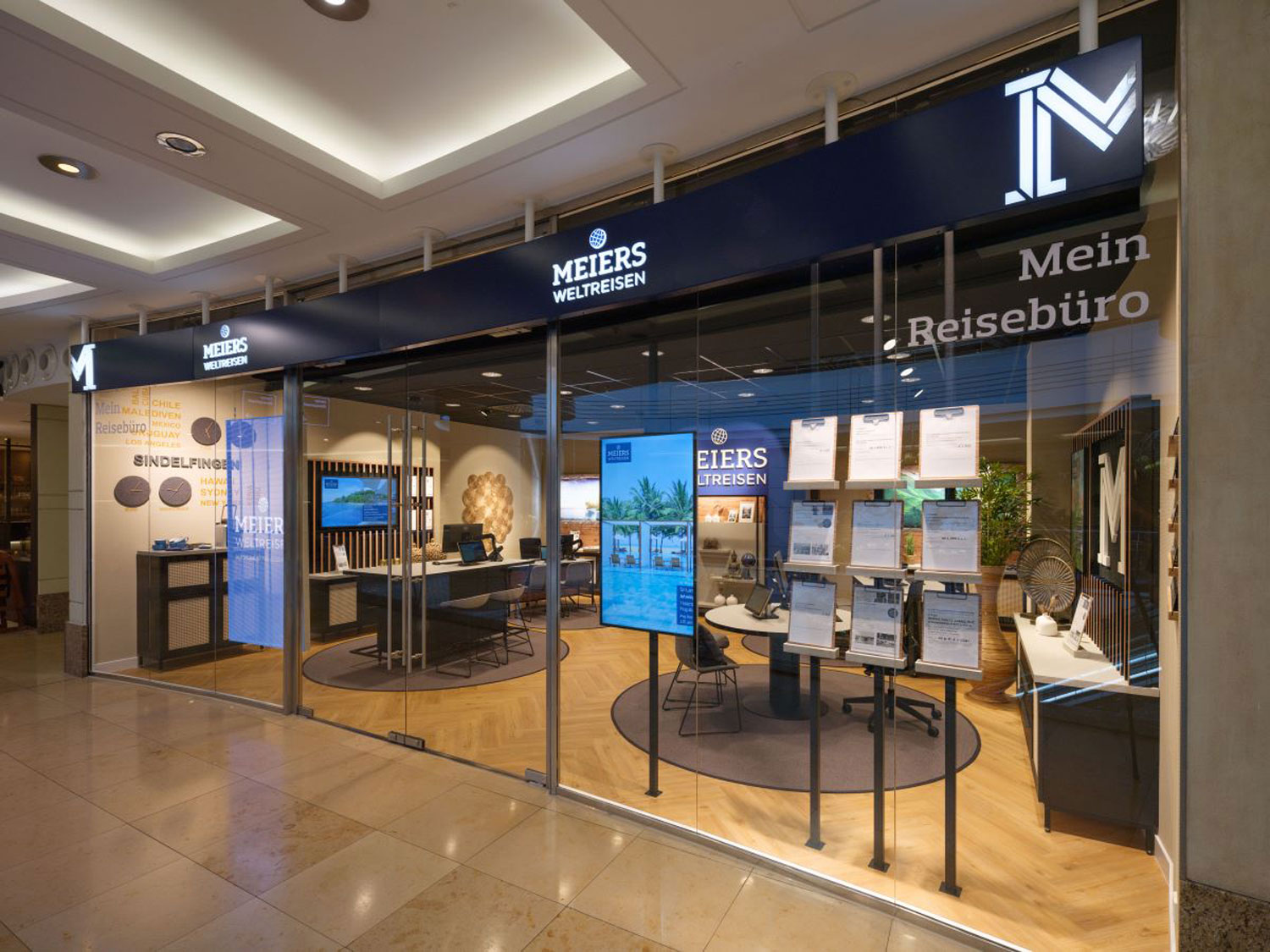 Das Reisebüro liegt im Breuningerland in Sindelfingen. Foto: DER Touristik