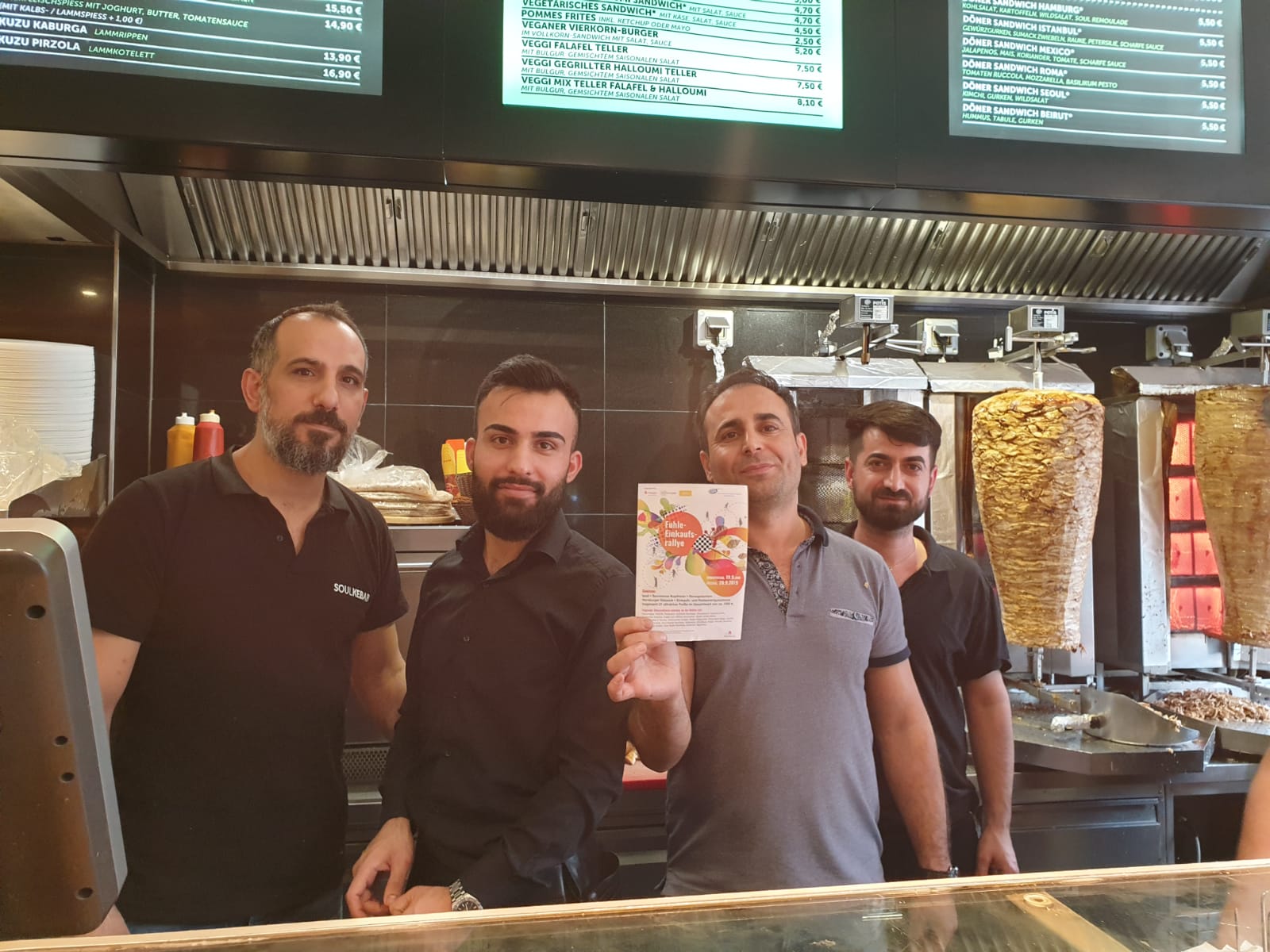 Auch das Team von Soul Kebab machte mit