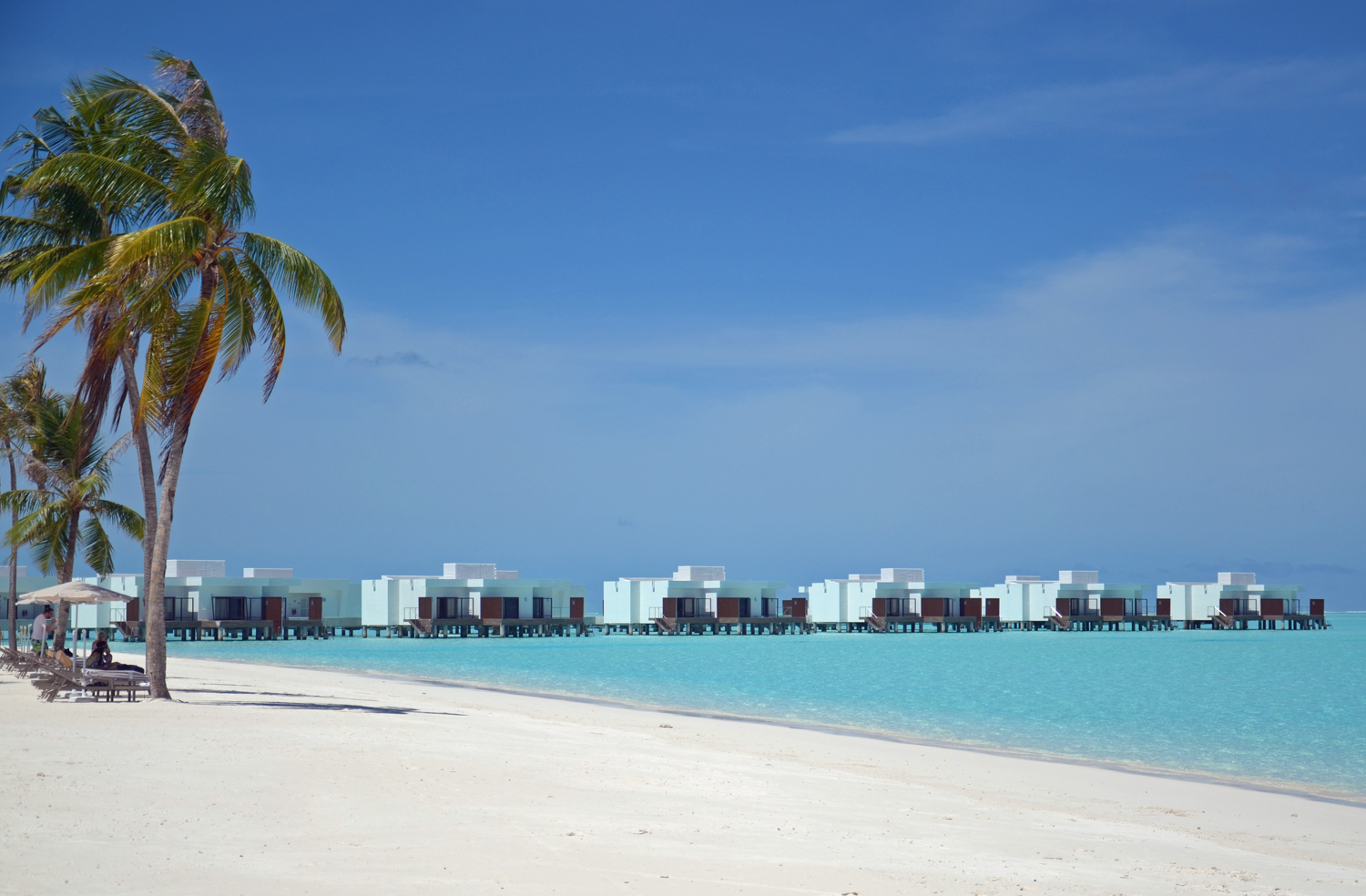 Auch im Vier-Sterne-Hotel Riu Atoll gibt es Overwater-Suiten
