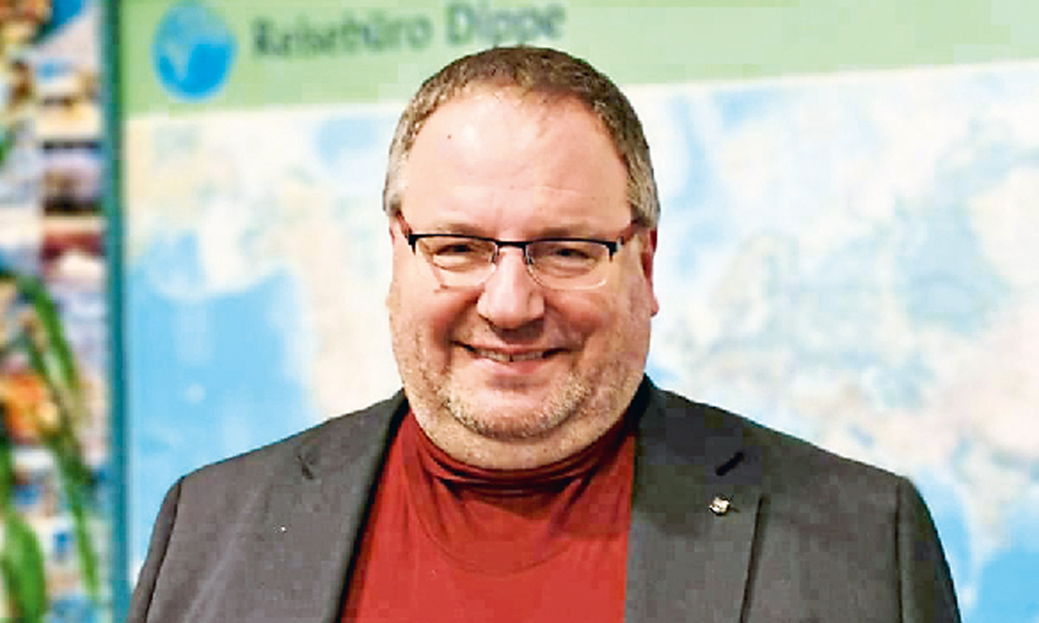 Trotz der Thomas-Cook-Pleite gab es für Thomas Dippe, Chef des Reisebüros Dippe in Potsdam, auch schöne Momente