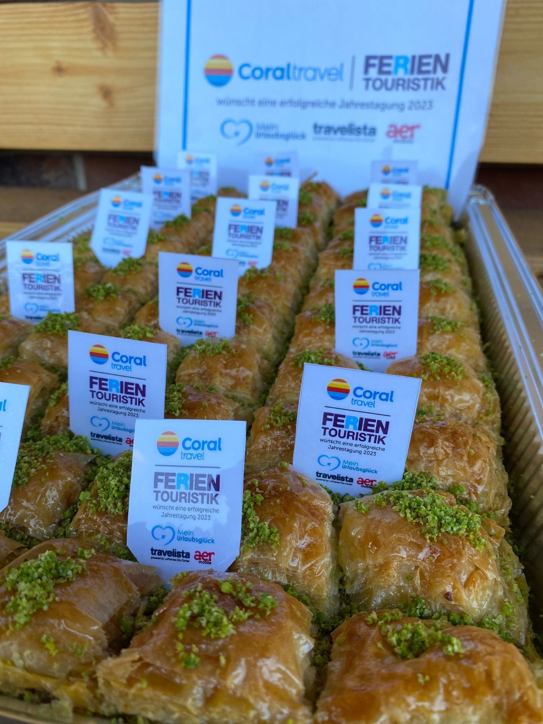 … 400 Baklava als zusäztliches Catering