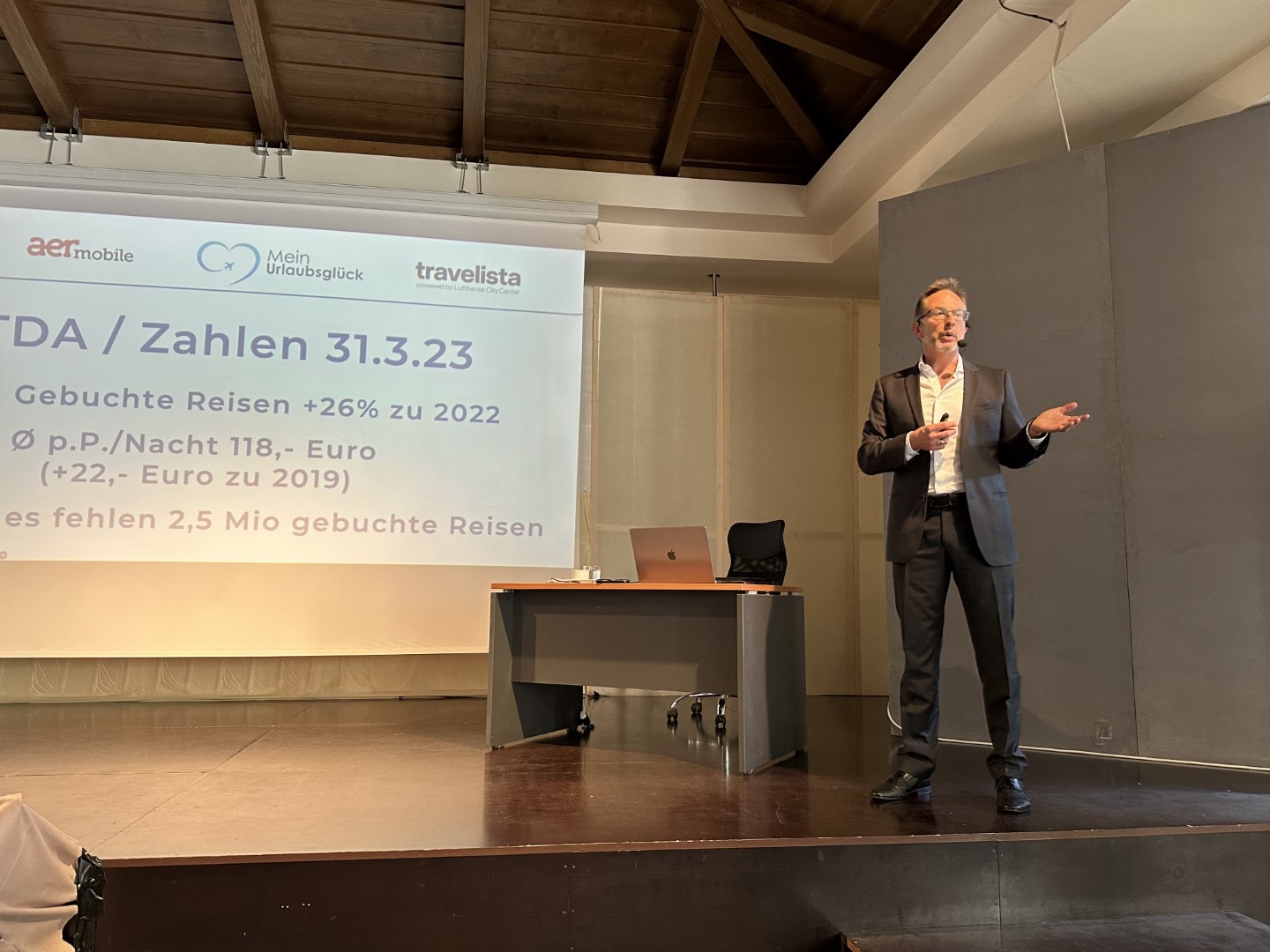 Rita-Vorstand Kurt Koch während seiner Keynote-Rede