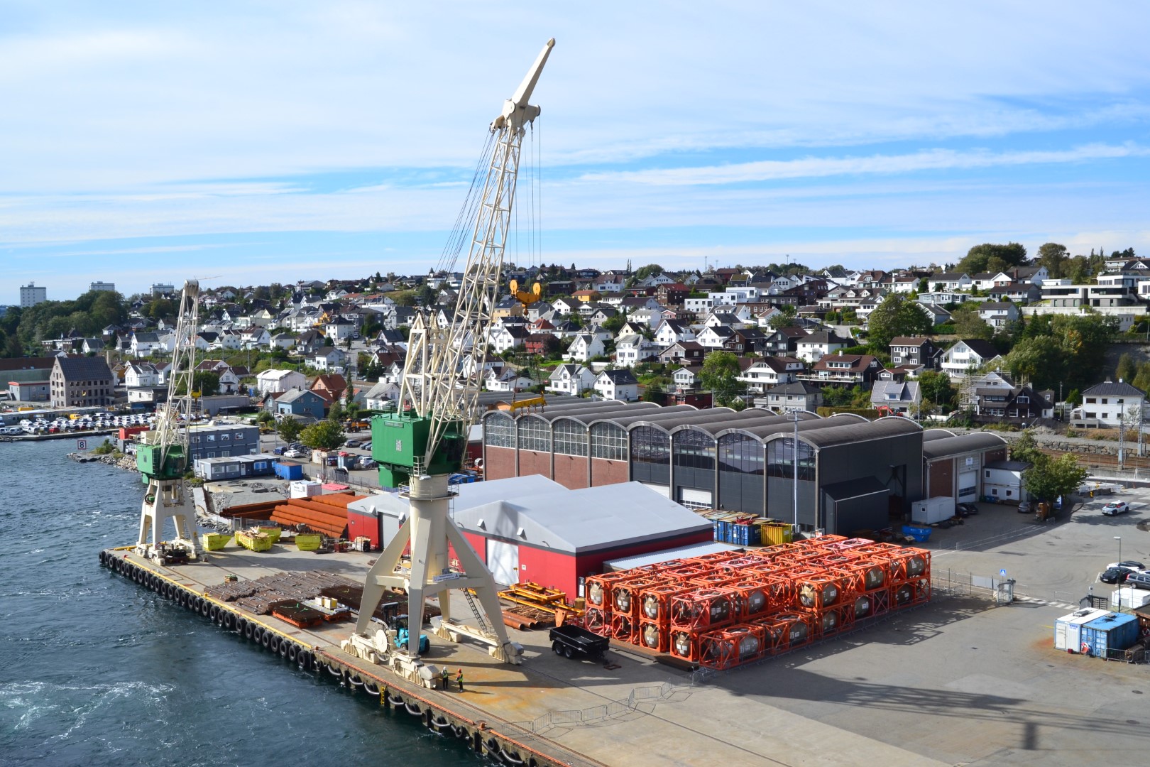 Nächster Anlaufhafen: Sandnes, 15 Kilometer südlich von Stavanger