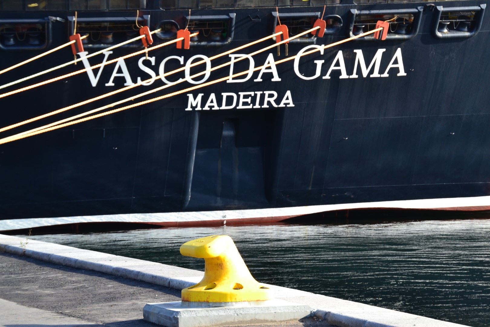 Heckansicht der Vasco da Gama
