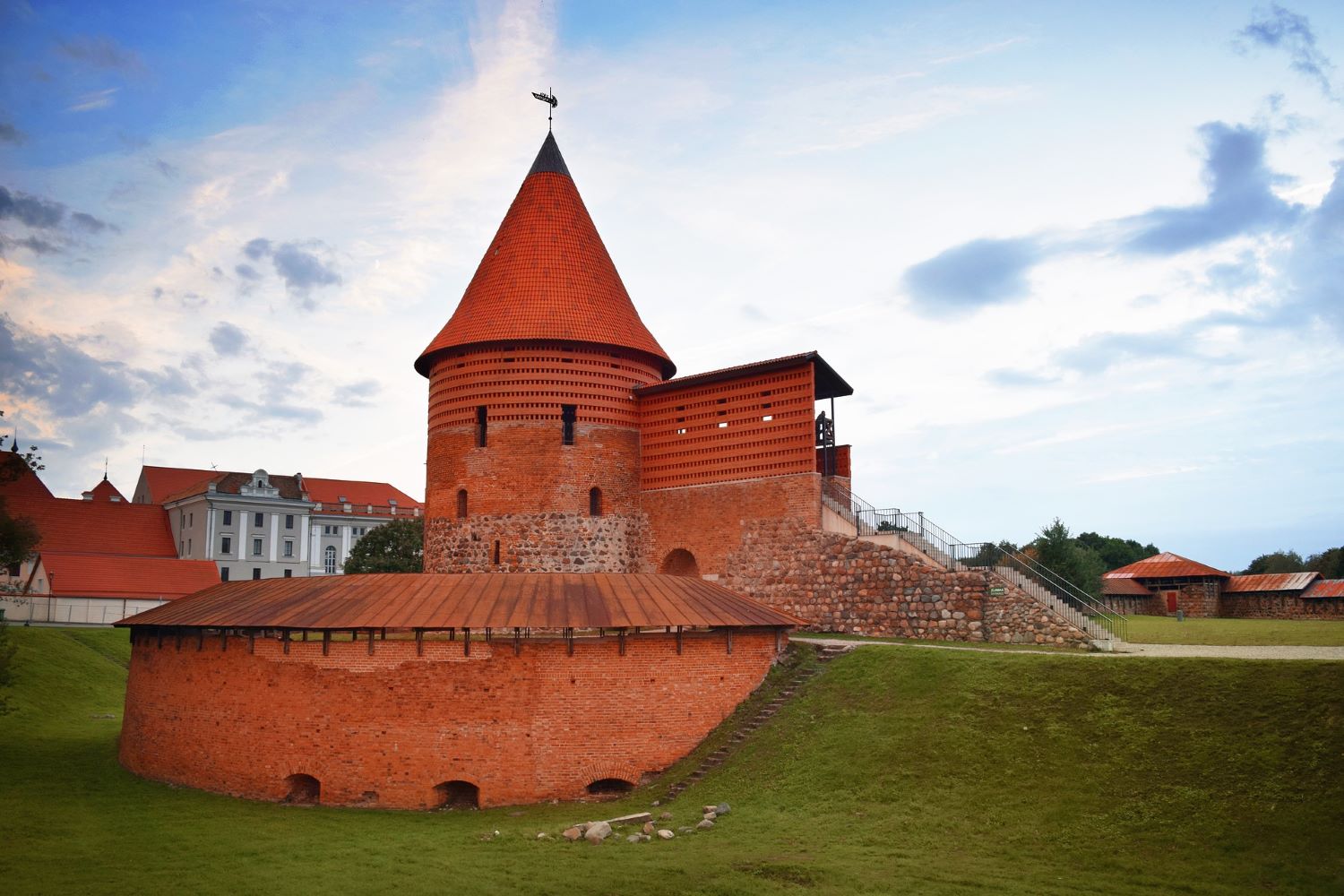 Ein Hingucker: das Schloss in Kaunas