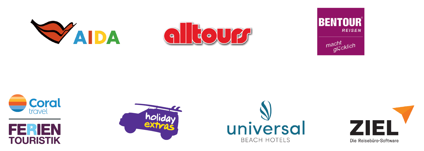 Schulungsangebote für Reisebüros von touristik aktuell und Sponsoren: AIDA, alltours, Bentour, Coral Travel, Holiday Extras, Universal Beach Hotels, Ziel Riesebüro Software