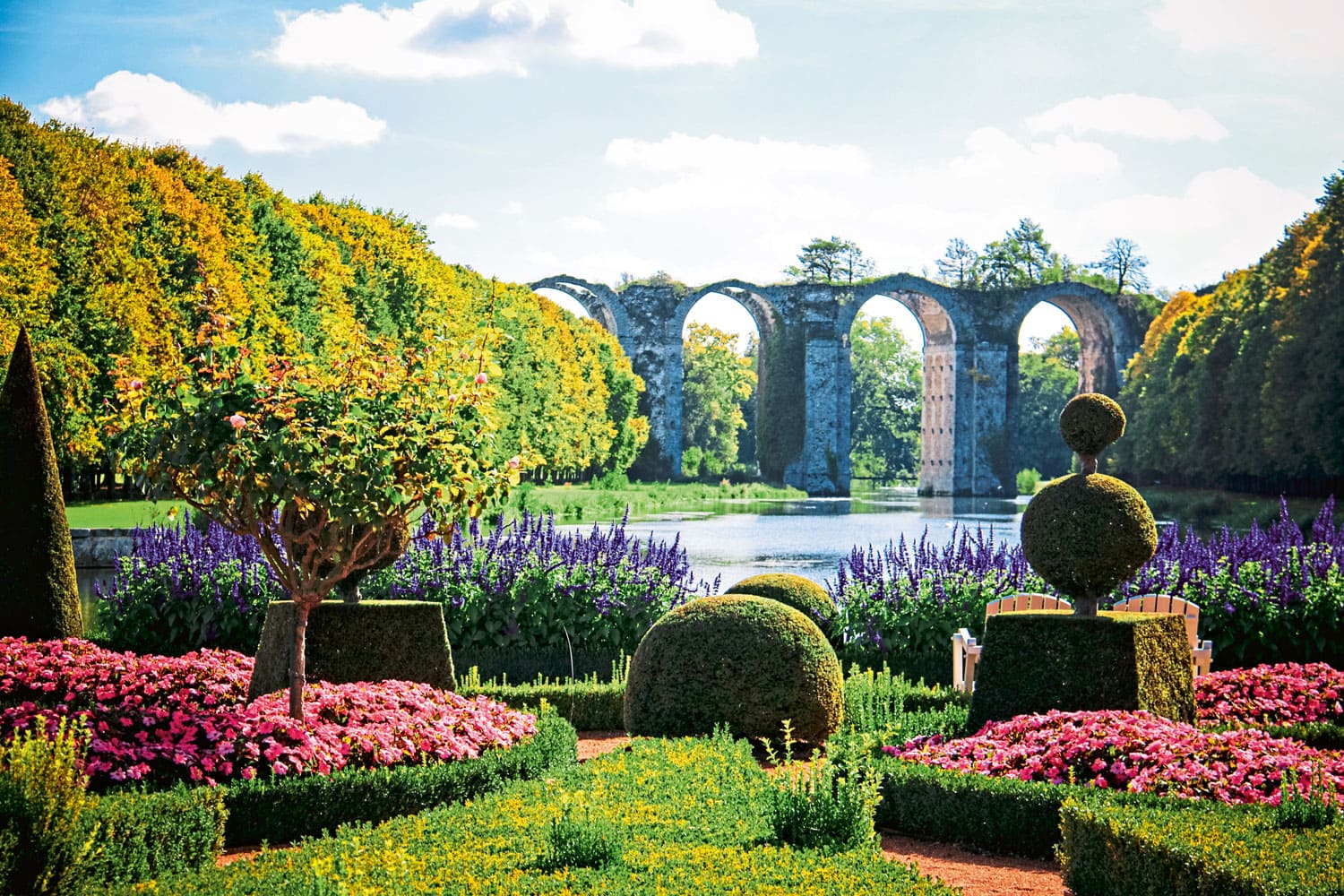  Aquädukt im Park von Schloss Maintenon