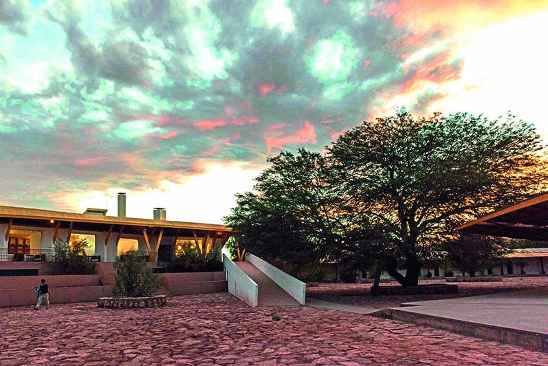 Das Explora Atacama im Abendlicht