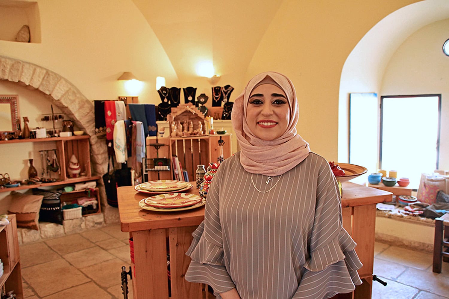 Noor Mahmoud ist eine der ersten muslimischen Reiseführerinnen in Palästina