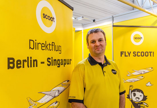Die erste deutsche Scoot-Strecke kommt gut an, sagt Sales-Chef Trevor Spinks