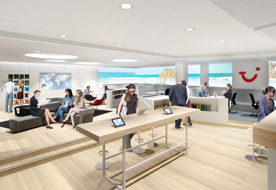 Das TUI-Store-Modell mit Inspirationszone.