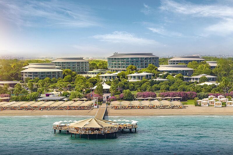 Im Calista Luxury Resort in Belek findet die diesjährige Jahrestagung von Best-Reisen statt. Foto: Calista Luxury Resort