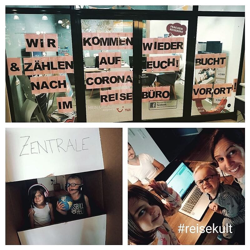 Ab und zu postet Carina Spirk auch Fotos aus ihrer „Zentrale
