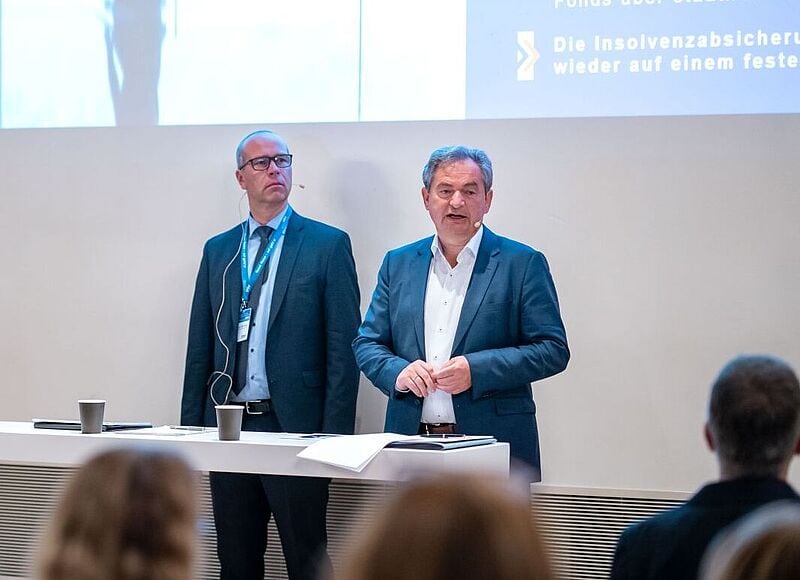 Thomas Schreiber und Andreas Gent vom DRSF auf der DRV-Jahrestaung