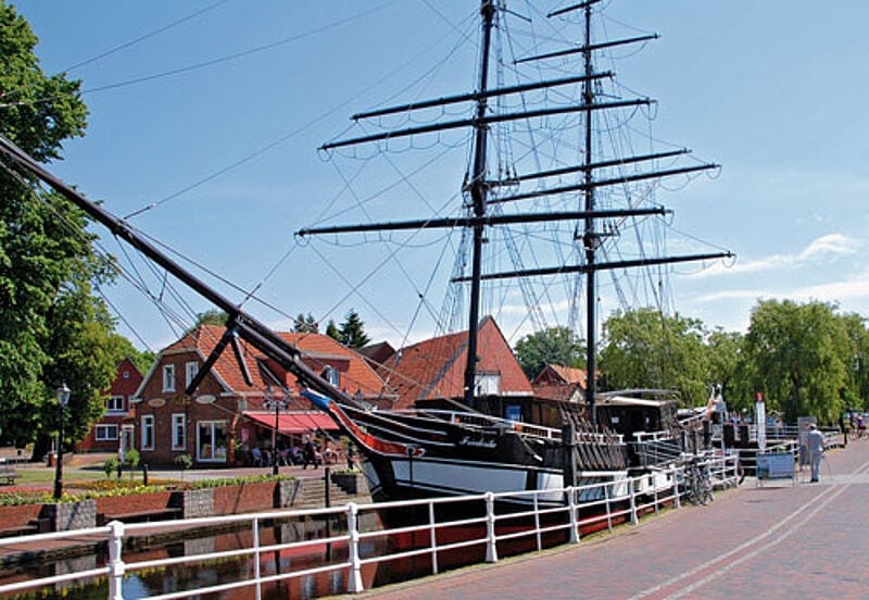 Die Brigg Friederike in Papenburg.