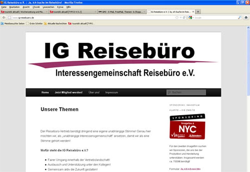 Nach dem Austritt wichtiger Mitglieder steht die Initiative IG Reisebüro auf wackeligen Füßen