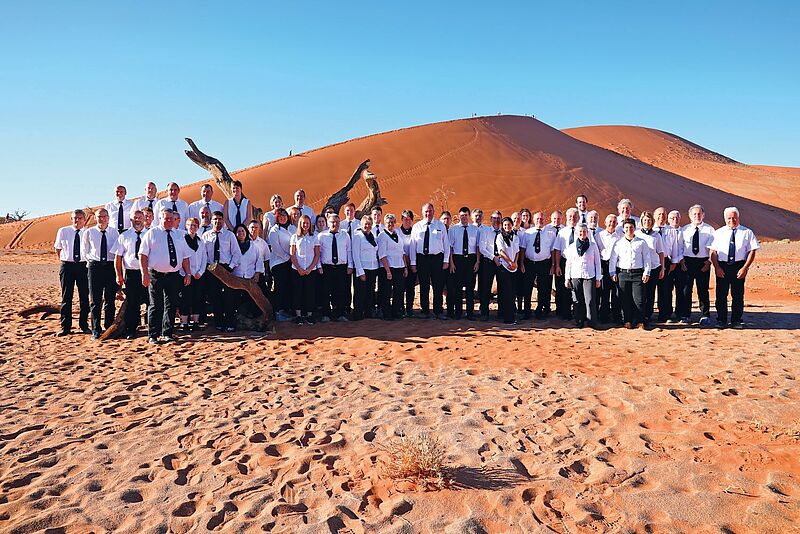 Für ein Orchester entwickelte Intercontact eine außergewöhnliche Sondergruppenreise nach Namibia