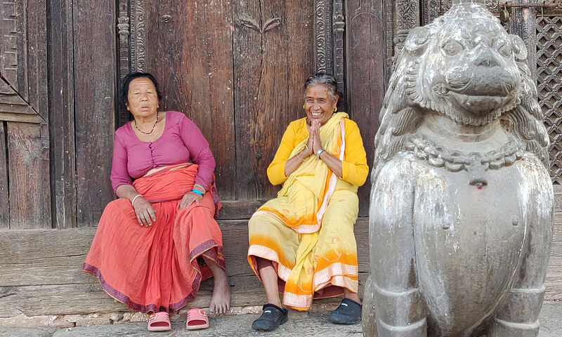 Tempel in Kathmandu: Es geht darum, die Menschen vor Ort direkt in den Tourismus einzubinden