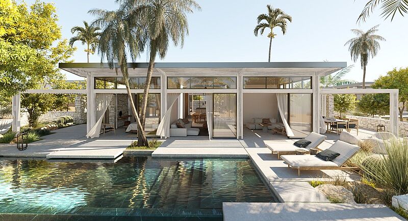 Im One & Only Aesthesis an der Athener Riviera gibt es auch einige Villen mit privatem Pool