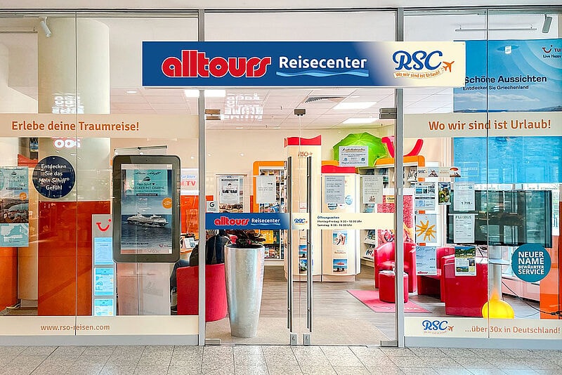 So sehen die RSO-Büros, die zum Alltours-Franchise-System gehören, aus