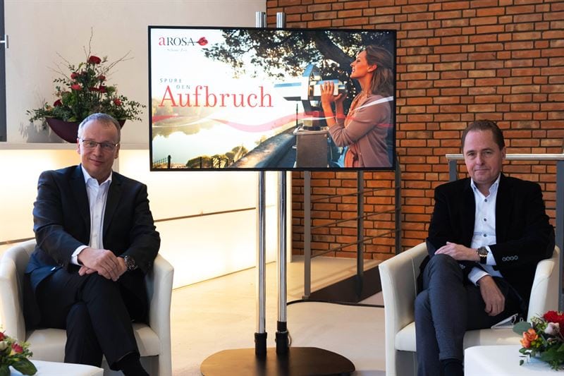Arosa-CEO Jörg Eichler (links) und COO Markus Zoepke gehen gemeinsam in das Jubiläumsjahr