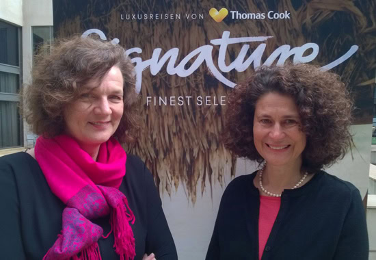 Wollen Thomas Cook stärker im Premium- und Luxussegment etablieren: Markenverantwortliche Kirsten Feld-Türkis und Geschäftsführerin Stefanie Berk